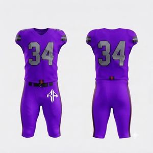 Conjunto de Jersey de Fútbol Americano para Hombre, Todas las Temporadas, Cuello en V, Impresión por Transferencia de Calor, Material 100% Poliéster, Cómodo, RIVIAN ATLANTIC - Product Image 1