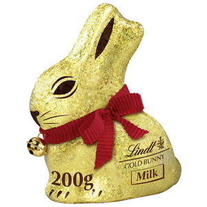 Chocolate Lindt Gold Rabbit 200g, Regalo de Chocolate Premium con Forma de Conejo, Nuevo Modelo - Product Image 3