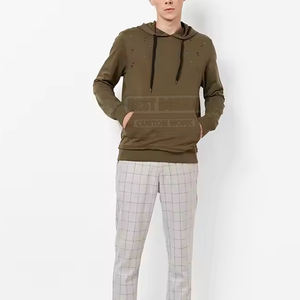 Producto en Línea, Artículo Nuevo, Sudadera con Capucha de Algodón Mezclado, Estilo Clásico, Cómoda de Usar, Sudadera con Capucha Desgastada - Product Image 4