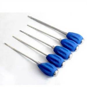 Spine surgery prods and awls orthopedic surgical instruments 5 pcs set reusable stainless steel kit - Product Image 1