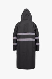 Manteau long imperméable réfléchissant écologique léger pour homme et femme, capuche, vêtements de travail de sécurité, camping en plein air, imperméable - Product Image 4