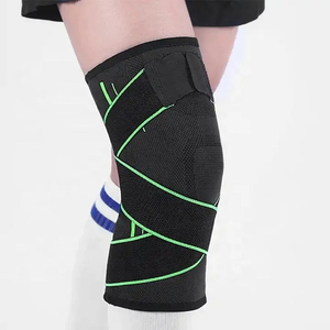 Rodilleras de Compresión Profesionales Personalizadas, Gruesas, de Spandex, Unisex, Antideslizantes, con Cierre de Hebilla Flexible, para Baloncesto - Product Image 3
