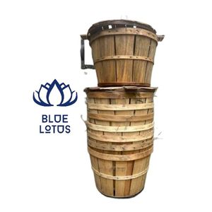 Panier en bois rond vintage pour crabes, étanche et écologique, disponible en gros du Vietnam - Product Image 1