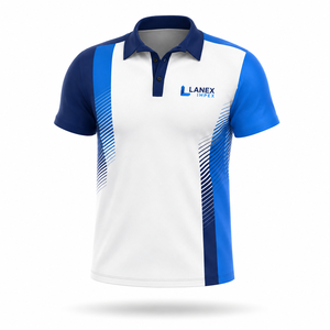 Polo personnalisé en sublimation pour homme, séchage rapide, performance, golf, évacuation de l'humidité, uniforme d'équipe sportive, vêtements de travail d'entreprise - Product Image 2