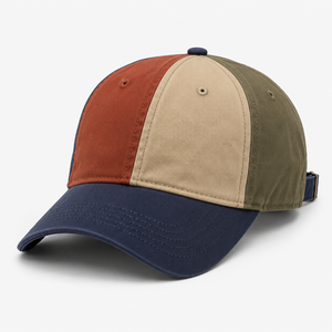 Wholesale 100% Cotton Classic Baseball <b>Cap</b> for Men Customizable Luxury <b>Plain</b> Sports Hat with Hand Embroidery Formal Style - Product Image 1