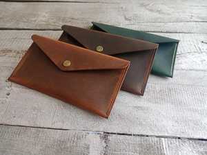 Retro Grain Leather Wallet Classic Long Envelope Money Pouch Clutch Purse Elegant Coin Pocket Antique Card Holder for Cash - Product Image 5