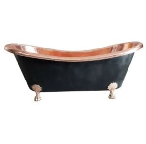 Bañera independiente de cobre irregular, bañera metálica de lujo para el hogar - Product Image 6