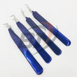 ด้ามจับที่แข็งแกร่งมือทดสอบแหนบสีม่วงใสที่ยั่งยืนสแตนเลสต่อขนตาแหนบ / บรรจุแบบกําหนดเอง - Product Image 3