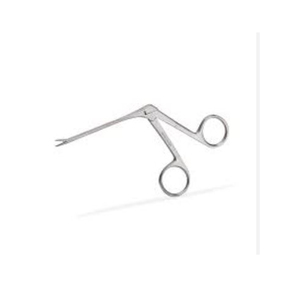 Pinzas de agarre microlaringeales Jako de acero inoxidable, punta de agarre manual de 1.5 mm x 8.5 mm de ancho, rectas, diámetro de 3.5 mm, quirúrgicas, CE - Product Image 2