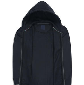 เสื้อฮู้ดซิปผู้ชายผ้าเจอร์ซีย์ถักคุณภาพสูง น้ำหนัก 360 กรัม พร้อมซิปแบบกำหนดเอง ระบายอากาศได้ดีและเป็นมิตรกับสิ่งแวดล้อม - Product Image 2