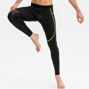 Men's Fitness Compression Leggings Quick Dry Stretch Athletic Workout Running Sports Training Breathable <b>Base</b> <b>Layer</b> Performance - Product Image 3