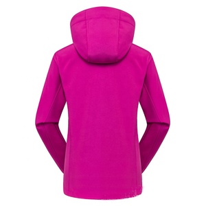 Windproof <b>Waterproof</b> Breathable Plain Softshell <b>Jacket</b>, Soft Shell <b>Jacket</b>, Softshell Coat with Removable Hood for Men and Women - Product Image 3