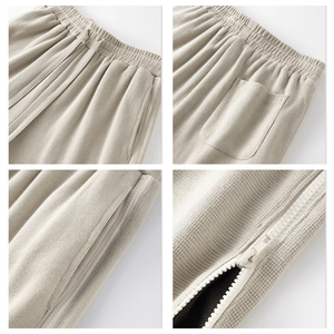 Shorts de algodón French Terry con efecto desgastado, shorts deportivos vintage, shorts lisos con lavado ácido, shorts desgastados para hombre - Product Image 6