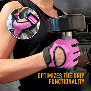 Gants d'entraînement de musculation sur mesure à demi-doigts, haute performance, protection de la paume, ajustement confortable, durables, pour la salle de sport - Product Image 6