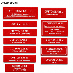Étiquettes de vêtements personnalisées en tissu damassé haute densité, étiquettes de col en tissu premium, étiquettes d'entretien et de taille, étiquettes principales pliées pour l'habillement - Product Image 5
