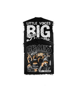 2025 logotipo personalizado Hip Hop largo 100% algodón camisetas 200gsm francés Terry muy desgastado rasgado serigrafía hombres - Product Image 4