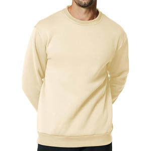 Sudadera de Cuello Redondo para Hombre, Invierno, Interior de Algodón Cepillado, Forro Polar Grueso, Suave, Manga Larga, para Clima Frío - Product Image 2