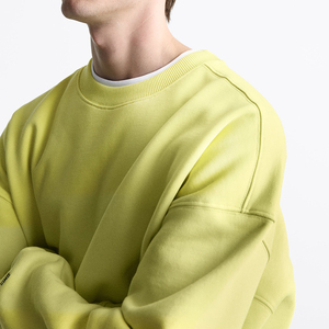 Sudadera de Cuello Redondo Unisex de Alta Calidad para Invierno, Estilo Formal, 350 GSM, Felpa de Algodón Transpirable, Hombros Caídos, Personalizable - Product Image 3