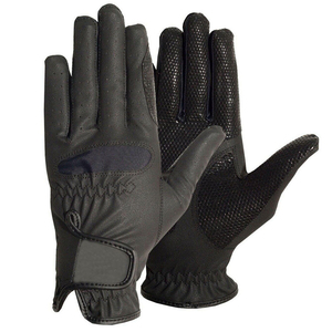 Unisex Comfortable <b>Equestrian</b> Sports Gloves High Quality Leather Horse Riding Gloves Lightweight Non-Slip Full Finger Customized - Product Image 1