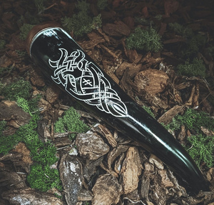 Tasse à bière Viking de haute qualité fabriquée à la main et polie pour une utilisation alimentaire sûre Corne à boire en agate - Product Image 3