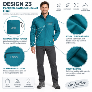 Chaqueta Softshell Ligera para Hombre, de Secado Rápido, Transpirable, Cortavientos, para Correr y Ciclismo al Aire Libre, Diseño Personalizado - Product Image 6