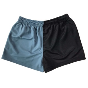 Wholesale Stock Cheap Breathable Plain Blank Unisex Rugby Shorts 100% Cotton Flock Print Custom Brand Basic Anti-Wrinkle Anti-UV - Product Image 6
