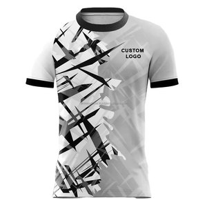 Maillot de football personnalisable pour homme, manches courtes, ajusté, 100 % polyester, anti-humidité, impression par sublimation, logo avant, toutes saisons - Product Image 6