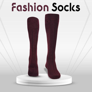 Custom Wholesale Scottish Highland Kilt Hose <b>Socks</b> Men's Traditional <b>Wool</b> Blend <b>Long</b> <b>Socks</b> Soft Ribbed Comfortable Fit - Product Image 4