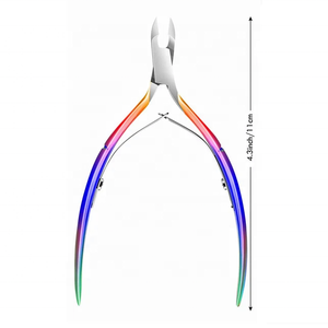 High Quality Durable Dead Skin Clipper Cutter Nipper Scissor Triangle Cuticle Nail Pusher Peeler Scraper for Fingers - Product Image 2