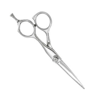 Ciseaux de coiffure professionnels en acier inoxydable à pointe affûtée pour droitiers, à long manche, pour couper les cheveux - Product Image 3