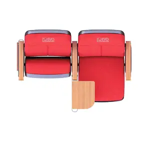 Kursi Maple kain lunak Rebound otomatis kursi furnitur teater untuk rumah sakit kantor gedung sekolah aula Rumah Opera