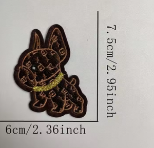 Lovely Carnation Embroidery Patch Iron On Fabric Badge for Hats Bags <b>Jackets</b> Caps DIY Floral Apparel Decoration Wholesale Factor - Product Image 2