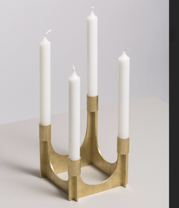 Portavelas de Metal con Anillo, Soporte Decorativo para Velas de Pilar, Centro de Mesa Decorativo para Sala de Estar y Comedor - Product Image 6