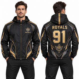 Chaqueta Cortavientos Sublimada, Pedido Mínimo, Envío a Todo el Mundo, Marca Privada, Diseño Original, Bloques de Color, Paneles, Rayas, Geométrico - Product Image 2