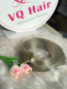 ผมตรงแบบเรมี่สำหรับต่อ100% ผมตรงกระดูกสีเทาอ่อนเครื่องผลิตในเวียดนาม - Product Image 5