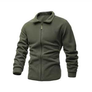 Chaqueta Casual de Polar para Hombre de Alta Calidad, Personalizable OEM al por Mayor, con Cremallera Completa, Bolsillo en el Pecho, Tallas Grandes, con Capucha para Invierno - Product Image 6