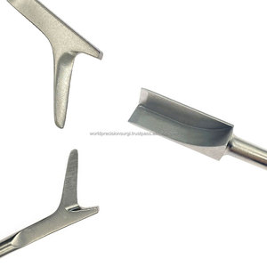 Osteotome vétérinaire de type L Y, manche en bois, couteau à os orthopédique, instrument chirurgical pour la chirurgie orthopédique animale - Product Image 6
