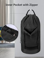 Meistverkaufter Langlebiger Leichter Umweltfreundlicher Wasserdichter PVC-Klassischer Rucksack Wäschesack 115L Großer Badezimmer-Wäschekorb