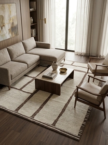 Tapis en laine tuftés à la main en gros, tapis orientaux faits à la main, à poils longs, antidérapants pour la décoration intérieure de luxe au prix d'usine - Product Image 5