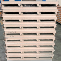 Panneaux sandwich pour chambre froide, panneaux en acier inoxydable personnalisés, panneaux en acier coloré, panneaux isolants en polyuréthane, toiture d'entrepôt