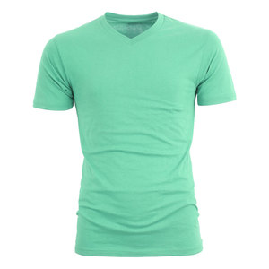 Camiseta Lisa y Sencilla para Hombre, Nueva Llegada 2026, Material de Algodón de Alta Calidad, Cuello en V, Manga Corta, para Verano - Product Image 3