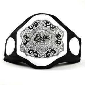 Professional Microfiber Belly Pad Black White Boxing Training Punch <b>Shield</b> MMA Kickboxing Equipment - Product Image 1