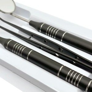 Kit de Instrumentos Manuales para Cuidado Dental BAFA SURGICAL INSTRUMENTS, Espejo Bucal, Pinzas, Sonda Curva para Limpieza Dental Oral - Product Image 5