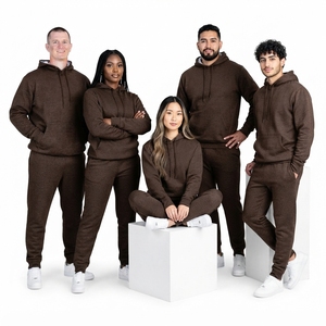 High Quality Hoodie Polyester Cotton <b>Blank</b> Thick Heavy <b>Weight</b> Pullover Custom Logo Drop Shoulder Fleece Oversized Hoodie for Men - Product Image 2