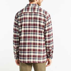 Camisa de Franela de Alta Calidad para Hombre, Uso Adulto, Ecológica, Antiarrugas, Transpirable, de Algodón y Lana, con Diseño de Logotipo Personalizado - Product Image 3