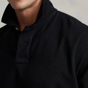 Chemises pour hommes en jersey Spandex/Polyester personnalisées en gros, imprimées par transfert thermique, séchage rapide, respirantes, grandes tailles, bon marché - Product Image 4