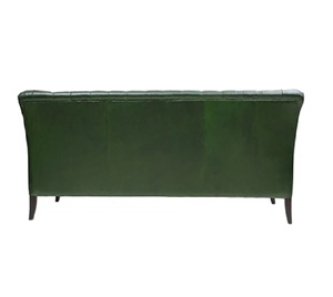 Sofá Chesterfield Inflable de Dos Plazas de Cuero Genuino de Lujo Moderno con Armazón de Madera para Sala de Estar - Product Image 4
