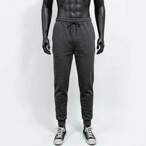 Pantalon de jogging décontracté APRI SPORTS pour homme, léger, 100 % coton, taille élastique, avec cordon de serrage, idéal pour le fitness et la gym - Product Image 1