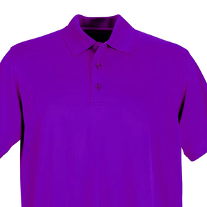 Chemises pour hommes en tissu tricoté 100% coton respirant à manches courtes boutonnées coupe classique design personnalisé couleur unie impression numérique - Product Image 2