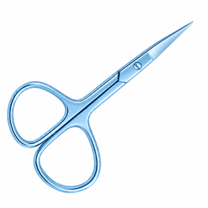Ciseaux à cuticules en acier inoxydable à lame droite, pointe aiguisée, outils de manucure pour la coupe des ongles, style simple pour adultes - Product Image 5